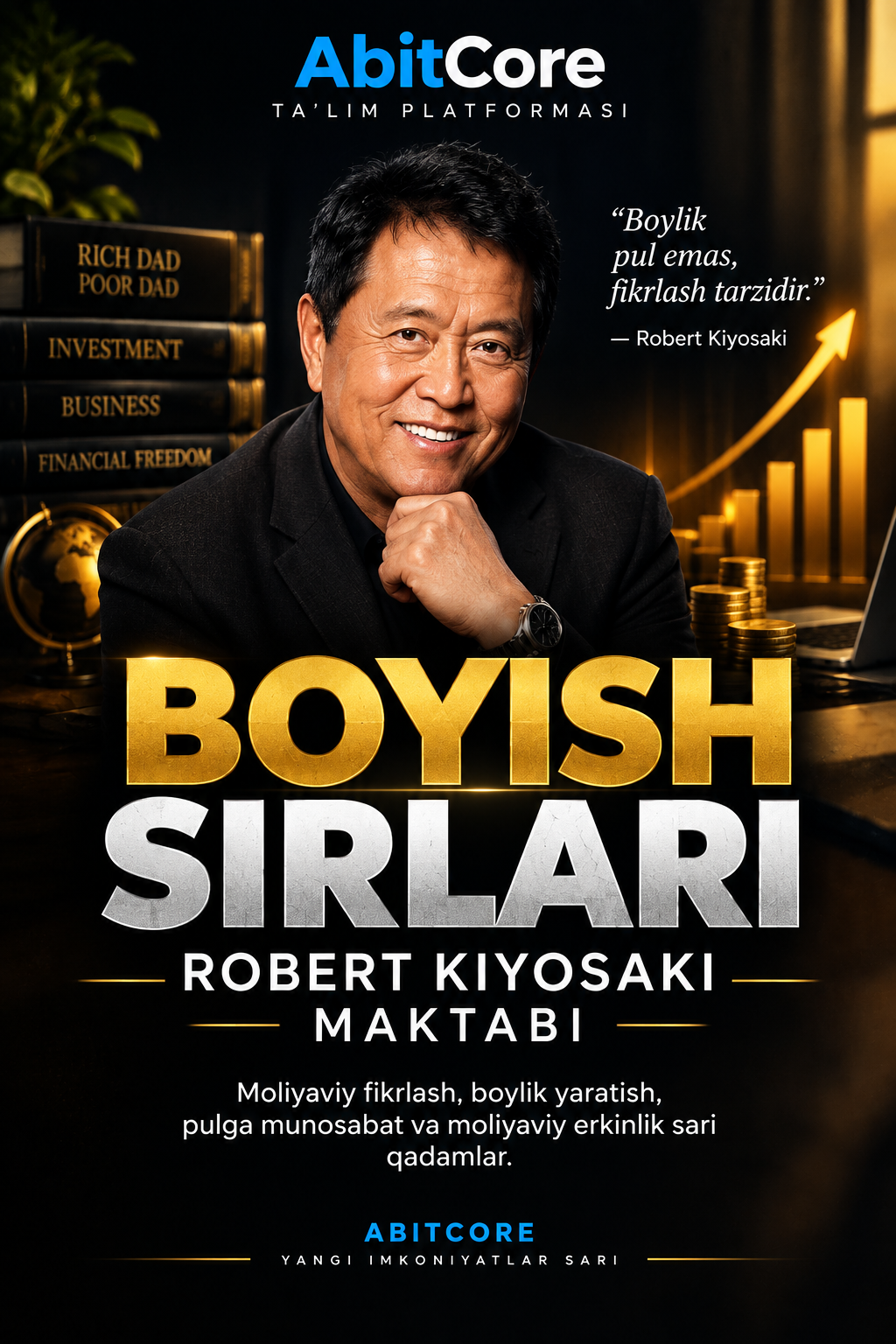 Boyish sirlari: Robert Kiyosaki maktabi
